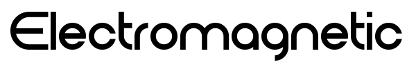Electromagnetic Lungs font preview